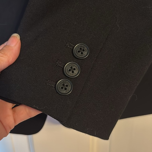 Calvin Klein blazer with leather trim - Picture 4 of 7